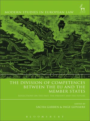 cover image of The Division of Competences between the EU and the Member States